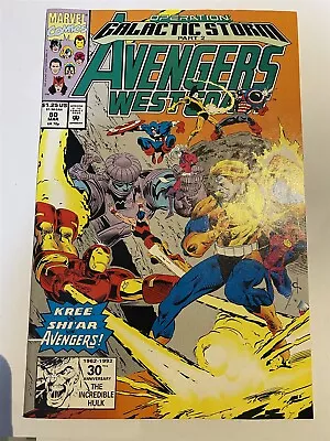 Buy AVENGERS WEST COAST #80 Galactic Storm Marvel Comics NM 1992 • 1.99£