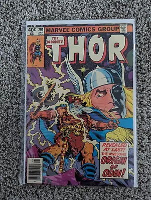 Buy The Mighty Thor #294 (1980) Marvel Comics 'Newsstand' VF/NM • 6.27£