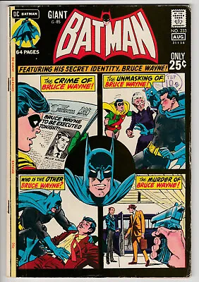 Buy Batman #233 - 1971 - Vintage Silver Age 25¢ - DC Comics - Joker Robin Superman • 0.99£
