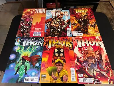 Buy Lot Of 6 Marvel Comics Thor Issues 609, 610, 612, 616, 617, & 618 • 15.99£