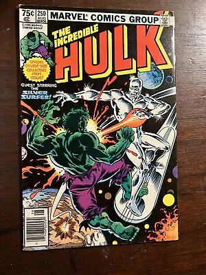 Buy Incredible Hulk 250 Newsstand Sabra Cameo Silver Surfer 1980 Marvel Comics • 28.11£