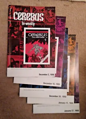 Buy Dave Sim,  Cerebus Bi-Weekly , Issues 1--6, 1988-9 Reprints • 6.25£