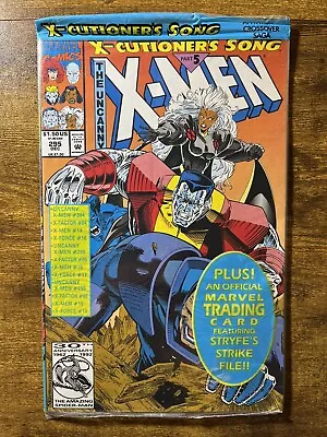 Buy Uncanny X-men 295 Direct Edition Peterson Cover Polybagged Marvel Comics 1992 • 3.12£