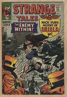 Buy Strange Tales #147 (Aug 1966, Marvel) Silver Age  GD/VG Nick Fury Dr. Strange • 13.17£