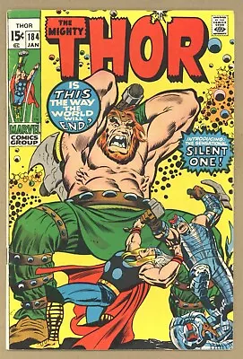 Buy Thor 184 (FN) Lee! Buscema! 1st INFINITY + SILENT ONE! 1971 Marvel Comics X844 • 10.61£
