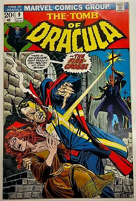 Buy Bronze Age Marvel Comic Tomb Of Dracula Key Early Issue 9 High Grade FN • 18£