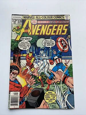 Buy 1978 Marvel Avengers Action Comic #170 Bride Of Ultron Stan Lee Iron Man Hawkeye • 7£