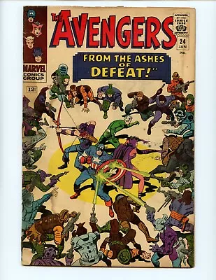 Buy Avengers #24 Comic Book 1966 GD/VG Low Grade 2nd App Ravonna Renslayer • 11.85£