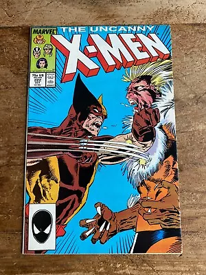 Buy Uncanny X-Men #222 Marvel Comics 1987 Wolverine & Sabretooth Cover U • 7.11£