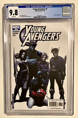 Buy Young Avengers #6 Cgc 9.8 | 1st Cassie Lang As Stature | 1st Kate Bishop Costume • 320£