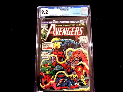 Buy Avengers #126 - CGC 9.2 -  Englehart & Cockrum  Klaw & Solar Appearance! • 96.42£