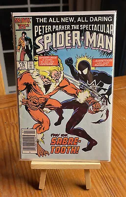 Buy Spectacular Spider-Man 116 Newsstand 1st Appearance Of The Foreigner F/VF 1986 • 12.64£
