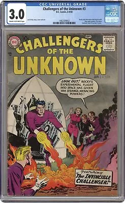 Buy Challengers Of The Unknown #3 CGC 3.0 1958 1482309002 • 363.68£