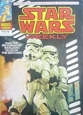 Buy STAR WARS WEEKLY No. 58 Apr. 4th 1979 Vintage UK Marvel Comic Mag V.G CONDITION • 14.99£