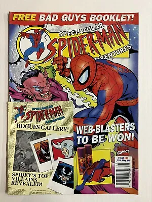 Buy Marvel SPECTACULAR SPIDERMAN ADVENTURES C/w FREE GIFT - #34 13 May 98 UK Edition • 9.95£
