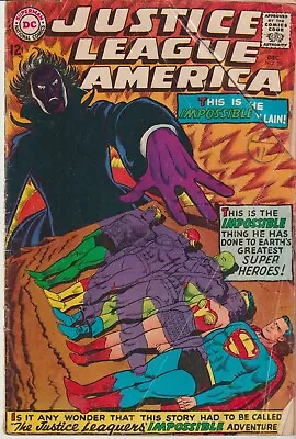 Buy Dc Comics Justice League Of America #59 (1967) 1st Print G/p • 6.95£