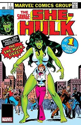 Buy SAVAGE SHE-HULK #1 FACSIMILE EDITION New Bagged And Boarded By Marvel Comics • 7.99£
