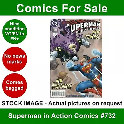 Buy DC Superman In Action Comics #732 Comic - VG/FN+ 01 April 1997 • 3.99£