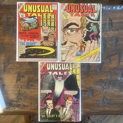 Buy Unusual Tales #31, 34, 49 Silver Age Charlton Sci-Fi/Horror Comics DITKO! • 43.48£