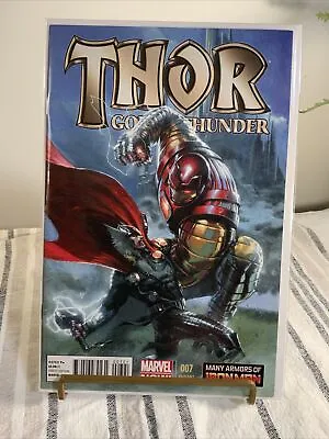 Buy Thor God Of Thunder #7 :25 Gabriele Dell'Otto Iron Man Variant NM Rare Find • 39.79£