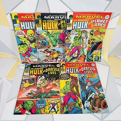 Buy Incredible Hulk & Planet Of The Apes 1977 Comics Marvel #244 245 246 247 248 • 14.88£