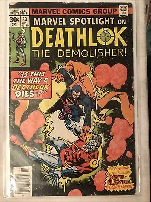 Buy Marvel Spotlight #33 - Deathlok, 1st Devil-Slayer;  Marvel 1977 • 4.74£