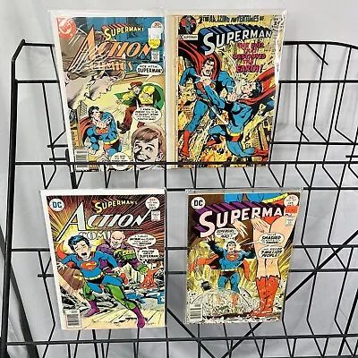 Buy Action Comics 466 468 And  Superman 242 307 Lot Neal Adams Covers Bronze Age • 18.24£