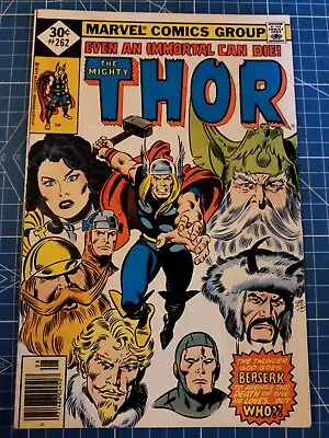Buy Thor The Mighty 262 Marvel Comics 7.0 H8-31 Newsstand • 7.86£
