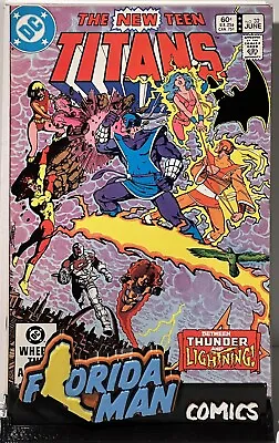 Buy The New Teen Titans #32 NM White Pages, 1st Thunder/Lightning Wolfman/Perez 1983 • 3.12£