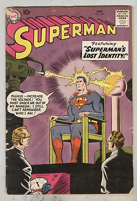 Buy Superman #126 January 1959 FR/G • 9.60£