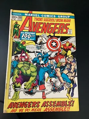 Buy Marvel Comics, Avengers #100, 1972, Look! • 26.82£