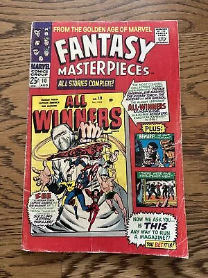 Buy Fantasy Masterpieces #10 (Marvel 1967) 1st App All Winners Squad Sub-Mariner VG- • 3.18£