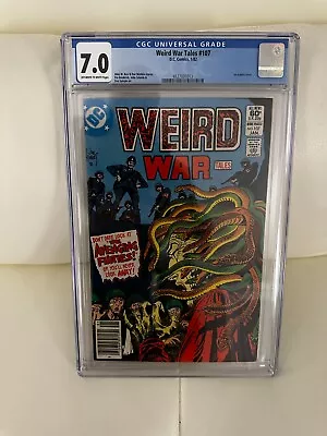 Buy Rare CGC Graded 7.0 - Weird War Tales #107 (1982) - Key Issue - Must-See! • 140.11£