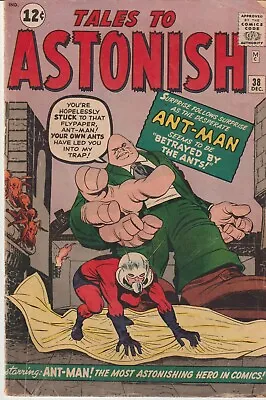 Buy ~TALES TO ASTONISH #38~ (1962) ~ANT-MAN (Henry Pym)~ ~1st EGGHEAD~ • 98.95£