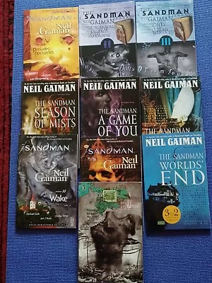 Buy The Sandman By Neil Gaiman Trade Paperback Volumes 1 To 10 • 25£
