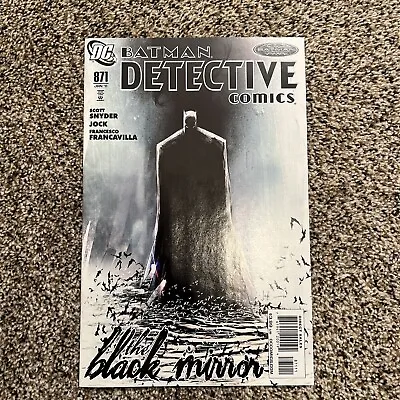 Buy Batman: Detective Comics #871 (2011) 1st Scott Snyder Jock Art Black Mirror NM • 24.01£
