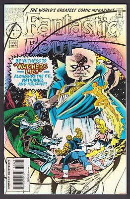 Buy Fantastic Four #398. (Marvel - 1961 Series) Foil Cover Vfn • 1.50£