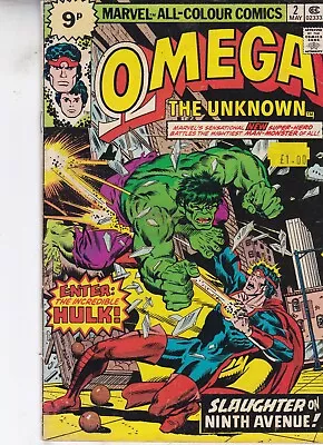 Buy Marvel Comics Omega The Unknown Vol. 1 #2 May 1976 Fast P&p Same Day Dispatch • 9.99£