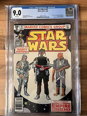 Buy Cgc Star Wars Comic Boba Fett #42 Graded Newsstand 1st. Original.. • 360£