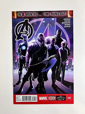 Buy Avengers #35 - 1st Cover Of Sam Wilson As Captain America Marvel 2014 • 5.56£