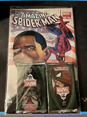 Buy The Amazing Spiderman Obama Collectors Edition #44 Variant 4th Print #583 New • 11.90£