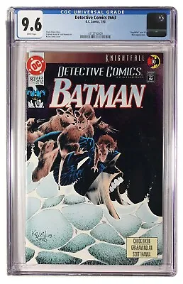 Buy Detective Comics #663 Bane Appearance CGC NM+ 9.6 White Pages 4172750009 • 34.58£