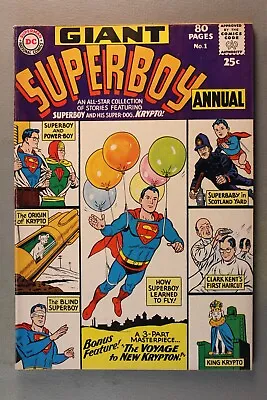 Buy GIANT Superboy #1 80 PAGES 1964 Annual  Super Nice Condition  See Photos... • 119.93£