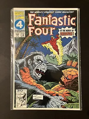 Buy Fantastic Four #360 (marvel 1991) 1st Dreadface 🔑 Copper Age 🔥 • 1.57£