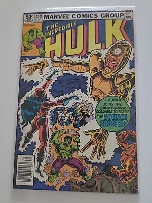 Buy The Incredible Hulk #259 May 1981 Marvel Origin Of Darkstar & Vanguard  • 6.31£