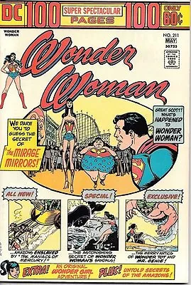Buy Wonder Woman Comic Book #211, DC Comics 1974 VERY FINE/NEAR MINT • 75.10£