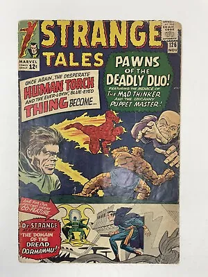 Buy Strange Tales #126 1st Dormammu & Clea Marvel Comics MCU Silver Age Dr Strange • 103.93£