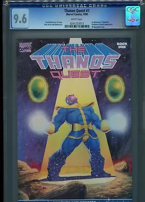 Buy Thanos Quest #1  (1st Print)  CGC 9.6  White Pages   • 71.12£