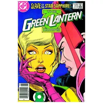 Buy Green Lantern Corps (1986 Series) #213 Newsstand In VF Minus Cond. DC Comics [m| • 2.71£
