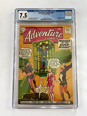 Buy Adventure Comics #267, CGC 7.5, 1959 DC Comics • 680.52£